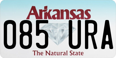 AR license plate 085URA