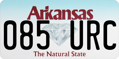 AR license plate 085URC