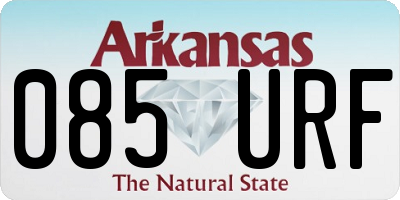 AR license plate 085URF