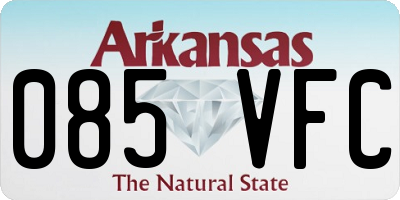 AR license plate 085VFC
