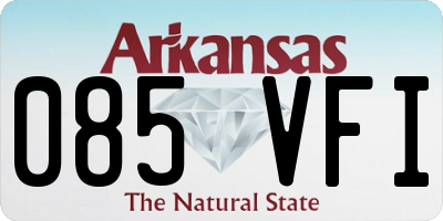 AR license plate 085VFI