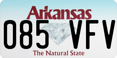 AR license plate 085VFV