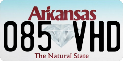 AR license plate 085VHD