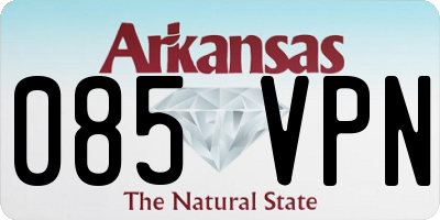 AR license plate 085VPN
