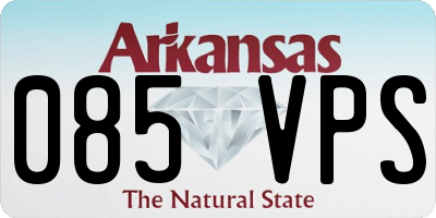 AR license plate 085VPS