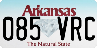 AR license plate 085VRC