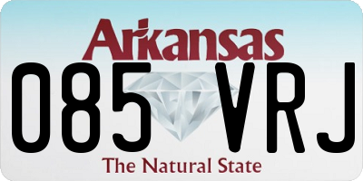 AR license plate 085VRJ