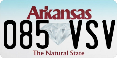 AR license plate 085VSV