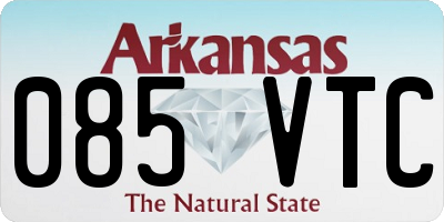 AR license plate 085VTC
