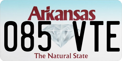 AR license plate 085VTE