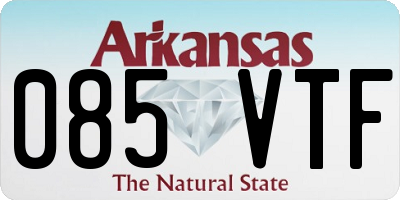 AR license plate 085VTF