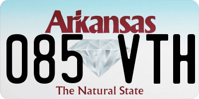 AR license plate 085VTH