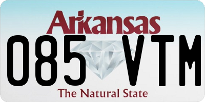 AR license plate 085VTM