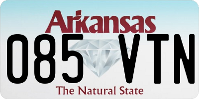 AR license plate 085VTN