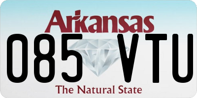 AR license plate 085VTU