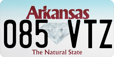 AR license plate 085VTZ