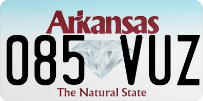 AR license plate 085VUZ