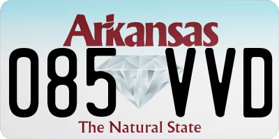 AR license plate 085VVD
