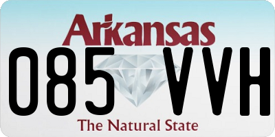 AR license plate 085VVH