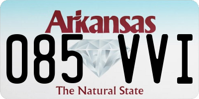 AR license plate 085VVI
