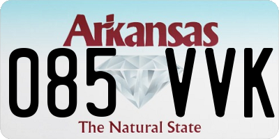 AR license plate 085VVK