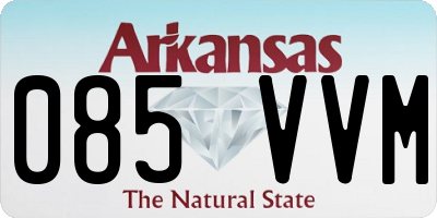 AR license plate 085VVM