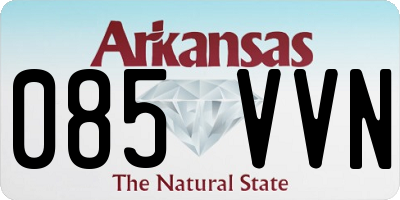 AR license plate 085VVN