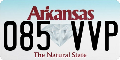 AR license plate 085VVP