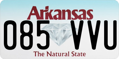 AR license plate 085VVU
