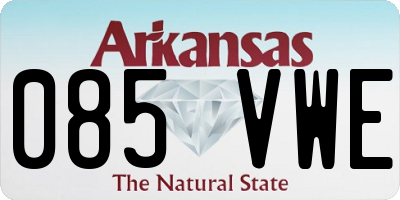 AR license plate 085VWE