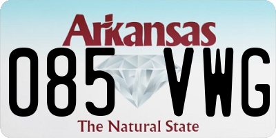AR license plate 085VWG