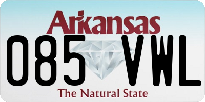 AR license plate 085VWL