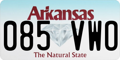 AR license plate 085VWO
