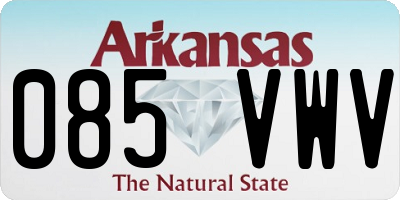 AR license plate 085VWV