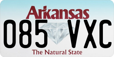AR license plate 085VXC