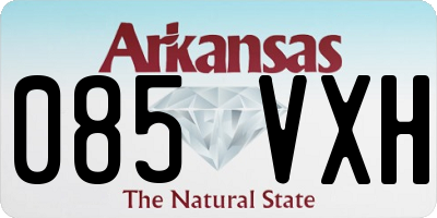 AR license plate 085VXH