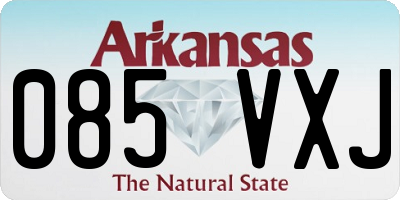 AR license plate 085VXJ