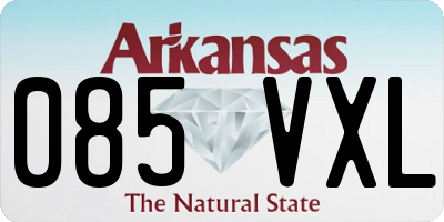 AR license plate 085VXL