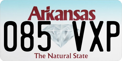 AR license plate 085VXP