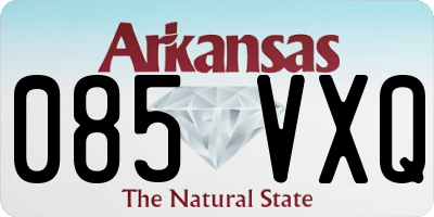 AR license plate 085VXQ