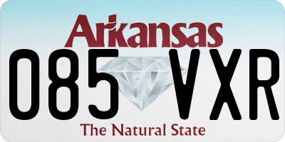 AR license plate 085VXR