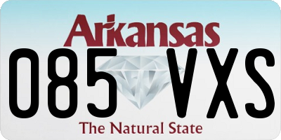 AR license plate 085VXS