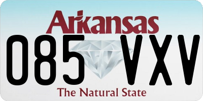 AR license plate 085VXV