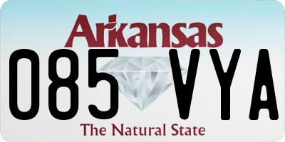AR license plate 085VYA
