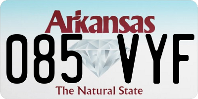 AR license plate 085VYF