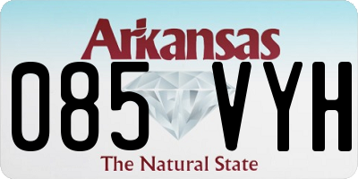 AR license plate 085VYH