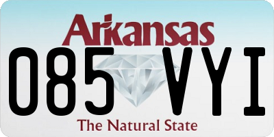 AR license plate 085VYI