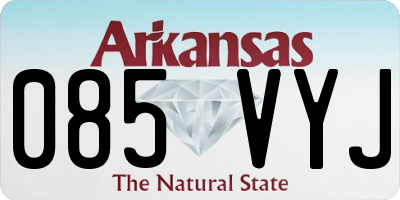 AR license plate 085VYJ