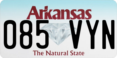 AR license plate 085VYN