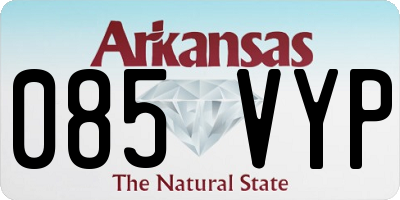 AR license plate 085VYP